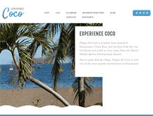 Tablet Screenshot of experiencecoco.com